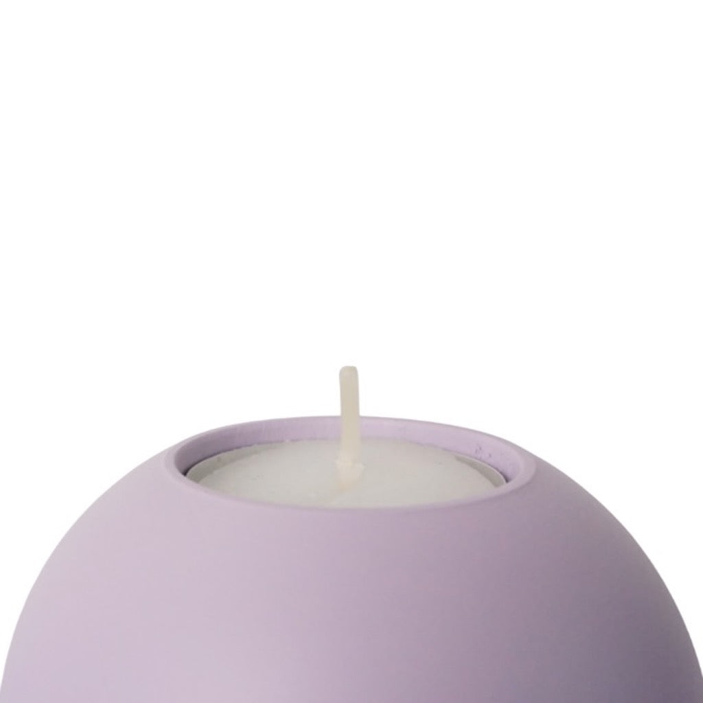 LEMON LILY Candleholder 3-in-1 high Multifunctional 3-in-1 (dinner, tea, pillar candles) Lilac