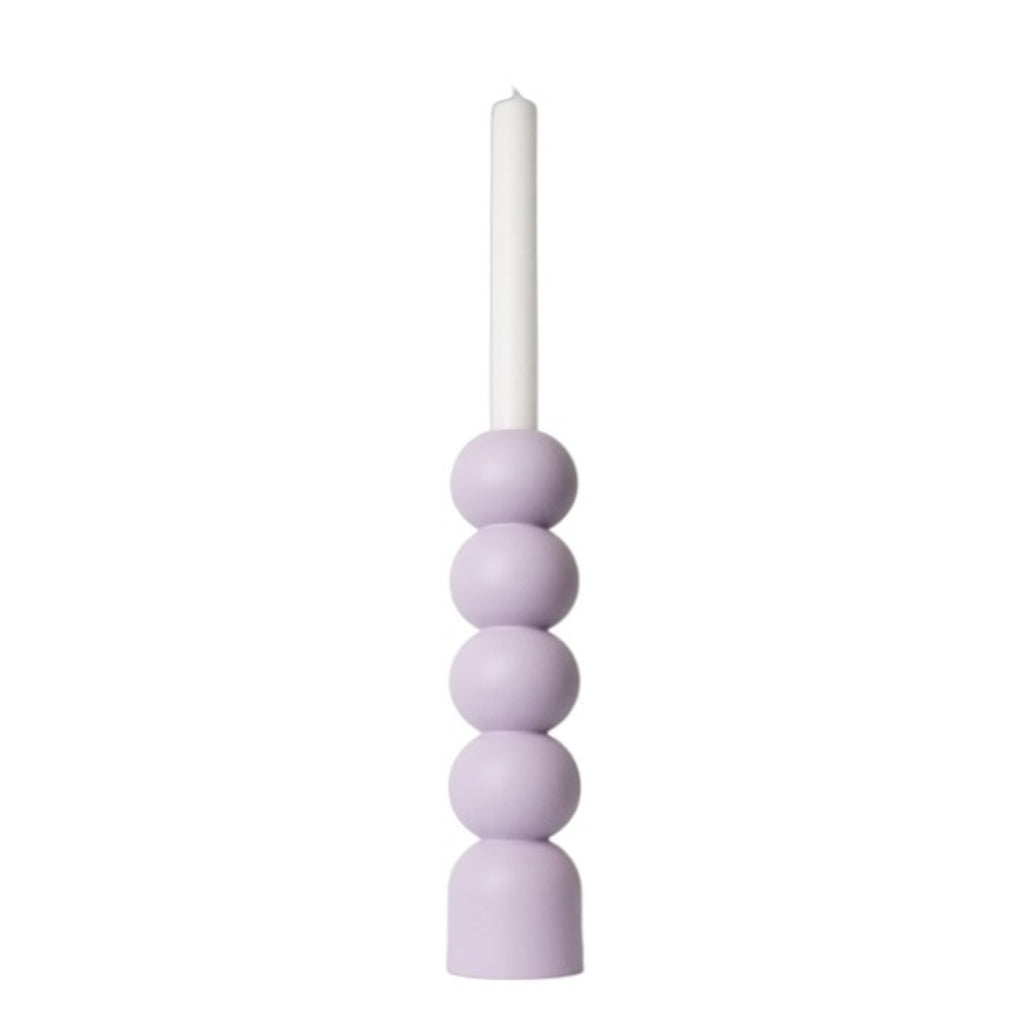 LEMON LILY Candleholder 3-in-1 high Multifunctional 3-in-1 (dinner, tea, pillar candles) Lilac