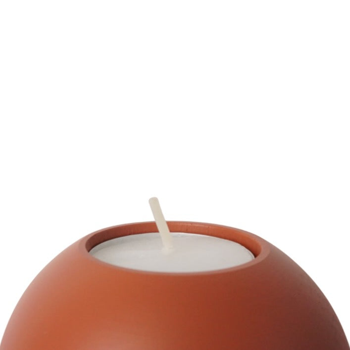 LEMON LILY Candleholder 3-in-1 high Multifunctional 3-in-1 (dinner, tea, pillar candles) Terra