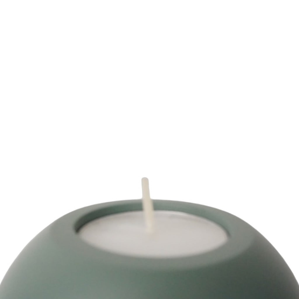 LEMON LILY Candleholder 3-in-1 low Multifunctional 3-in-1 (dinner, tea, pillar candles) Green