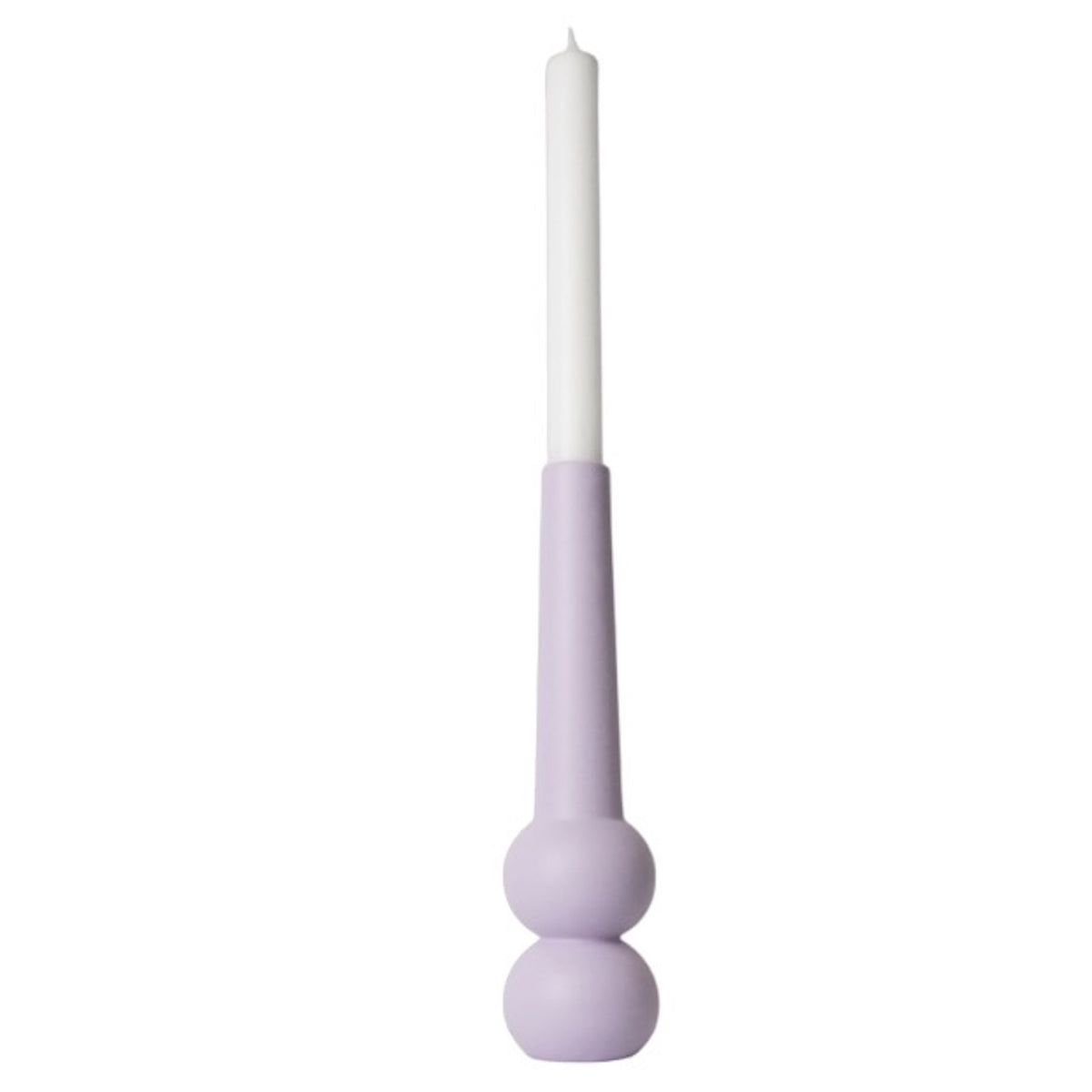 Candleholder cone high - Lilac | LEMON LILY