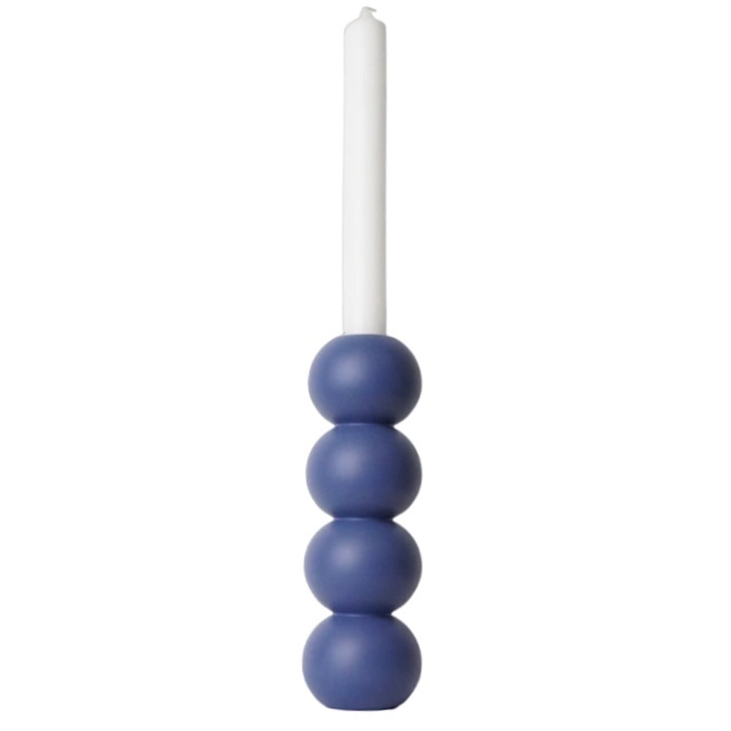 LEMON LILY Candleholder stack 2-in-1 Multifunctional 2-in-1 (dinner, tea candles) Blue