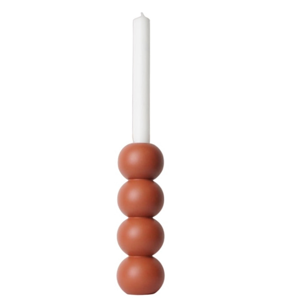 LEMON LILY Candleholder stack 2-in-1 Multifunctional 2-in-1 (dinner, tea candles) Terra
