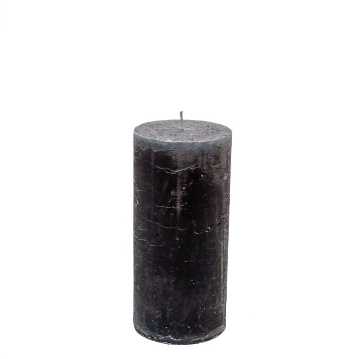 LEMON LILY Pillar candle high Candles Charcoal