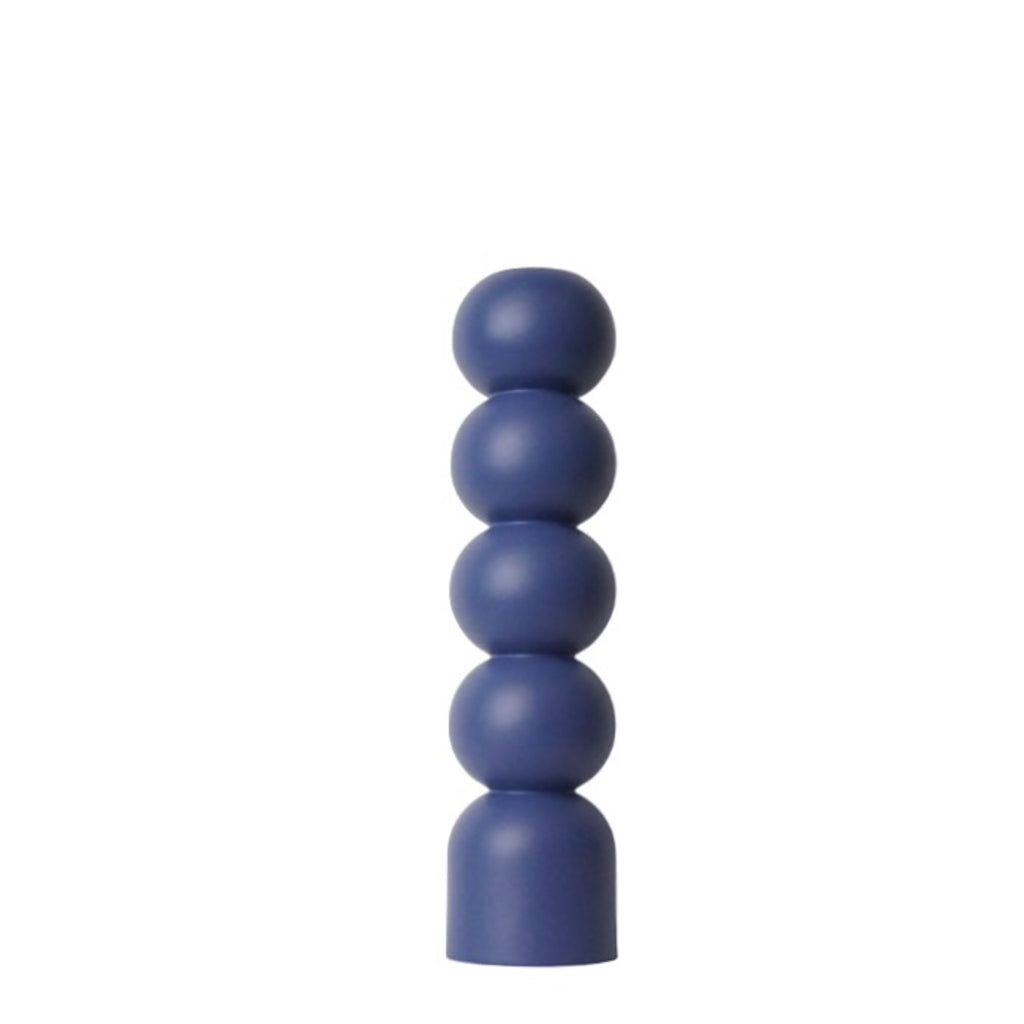 LEMON LILY Candleholder 3-in-1 high Multifunctional 3-in-1 (dinner, tea, pillar candles) Blue