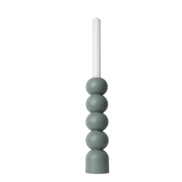 LEMON LILY Candleholder 3-in-1 high Multifunctional 3-in-1 (dinner, tea, pillar candles) Green