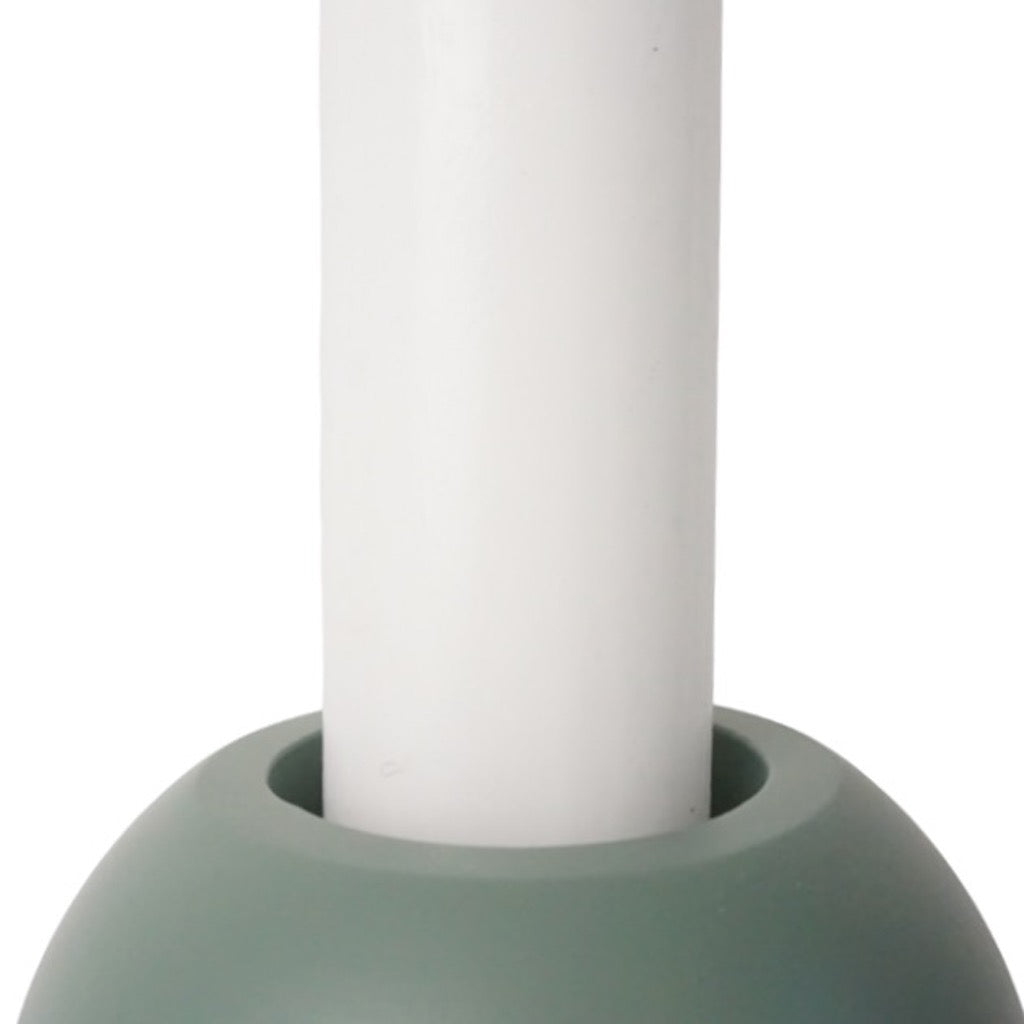 LEMON LILY Candleholder 3-in-1 high Multifunctional 3-in-1 (dinner, tea, pillar candles) Green