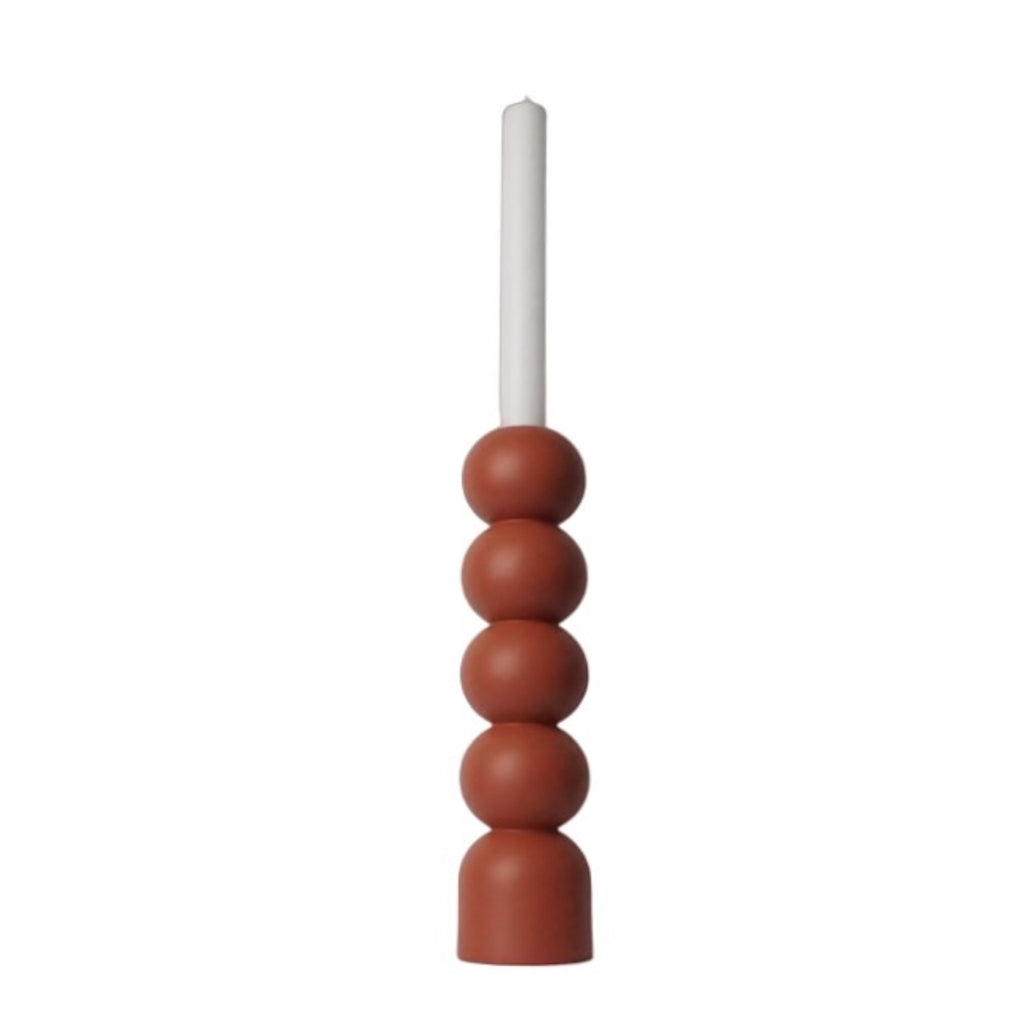 LEMON LILY Candleholder 3-in-1 high Multifunctional 3-in-1 (dinner, tea, pillar candles) Terra