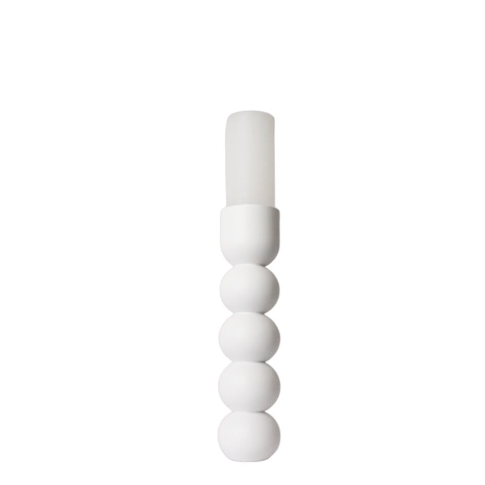 LEMON LILY Candleholder 3-in-1 high Multifunctional 3-in-1 (dinner, tea, pillar candles) White