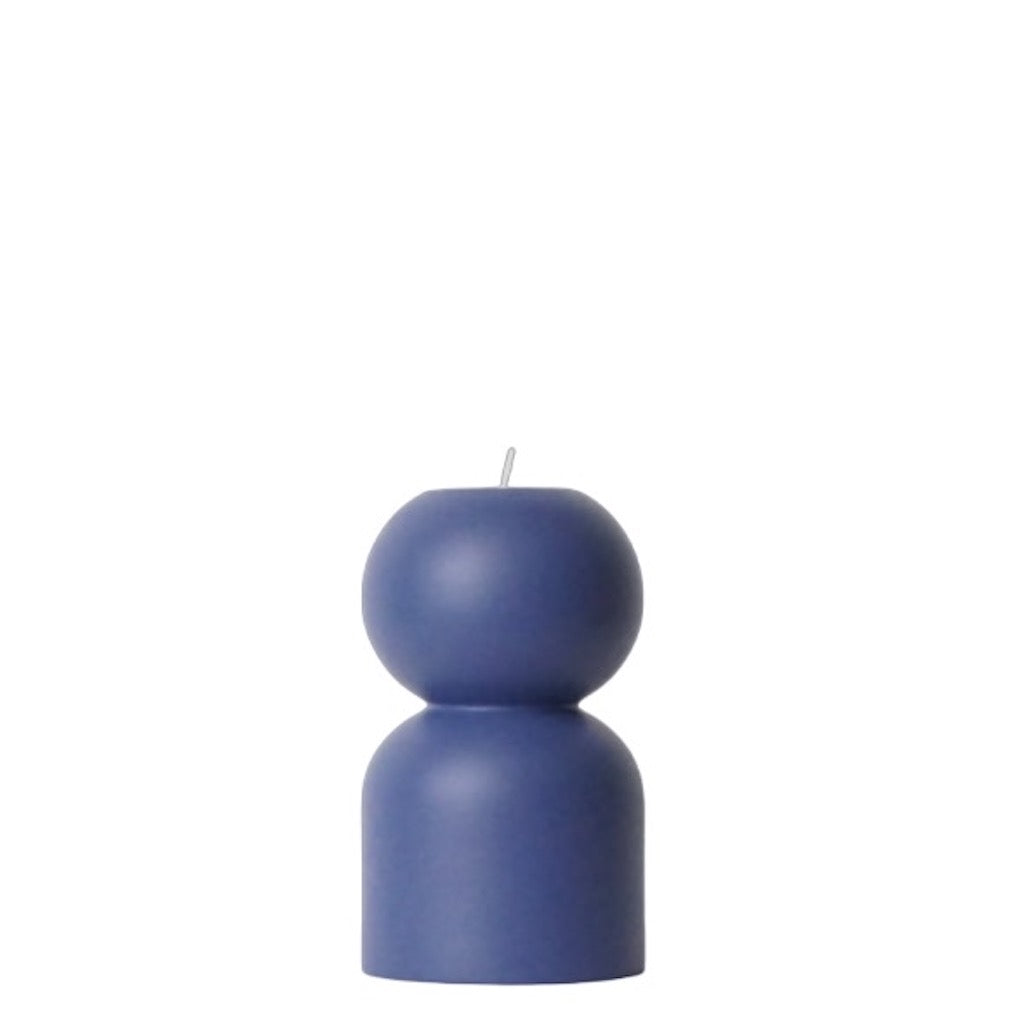 LEMON LILY Candleholder 3-in-1 low Multifunctional 3-in-1 (dinner, tea, pillar candles) Blue