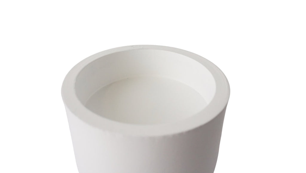 LEMON LILY Candleholder 3-in-1 low Multifunctional 3-in-1 (dinner, tea, pillar candles) White