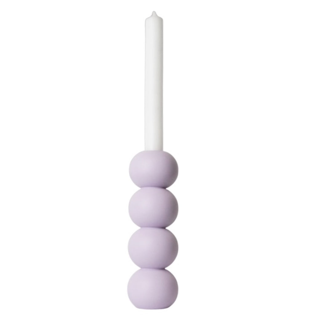 LEMON LILY Candleholder stack 2-in-1 Multifunctional 2-in-1 (dinner, tea candles) Lilac